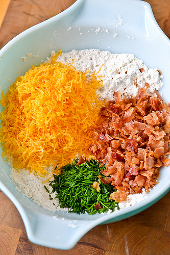 Bacon, Cheddar & Chive Scones-4