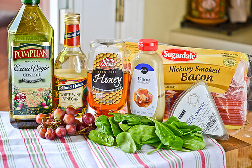 Spinach Salad with Warm Bacon Dressing-1