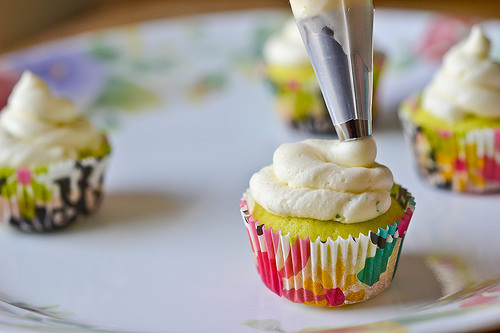 Mini Lime Cupcakes-12
