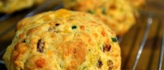 Cheddar, Bacon & Fresh Chive Biscuits