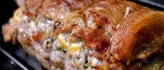 Lemon and Prosciutto-Stuffed Pork Roast