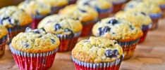 Banana Blueberry Muffins