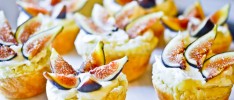 Fig Tarts with Mascarpone and Honey