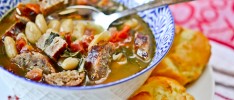 Swiss Chard, White Bean & Sausage Soup