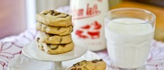 Peanut Butter Chocolate Chip Shortbread Cookies