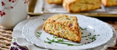 Bacon, Cheddar & Chive Scones