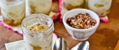Brown Sugar Banana Parfaits with Maple-Glazed Pecans