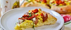 Smoked Sausage & Egg Breakfast Pizza