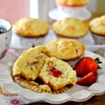 Strawberry Jam Muffins