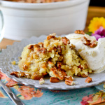 Maple-Bourbon Banana Pudding Cake