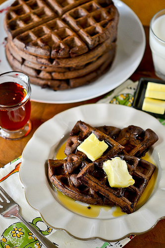 Dark Chocolate Waffles-16
