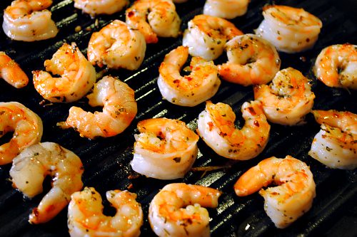 Creamy Orzo with Shrimp