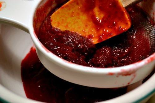 Cranberry Swirl Cheesecake