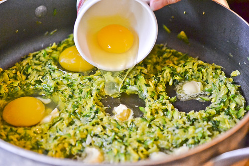 Skillet Eggs with Squash