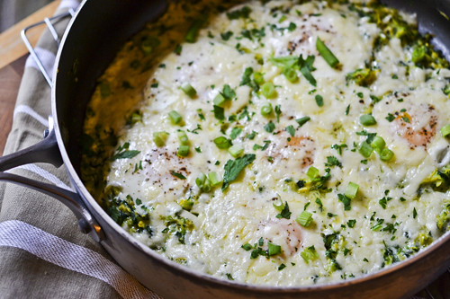 Skillet Eggs with Squash