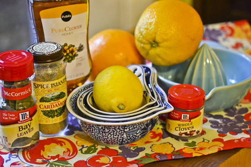 Spiced Orange Honey Sorbet