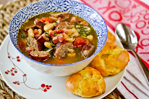 Swiss Chard, White Bean & Sausage Soup