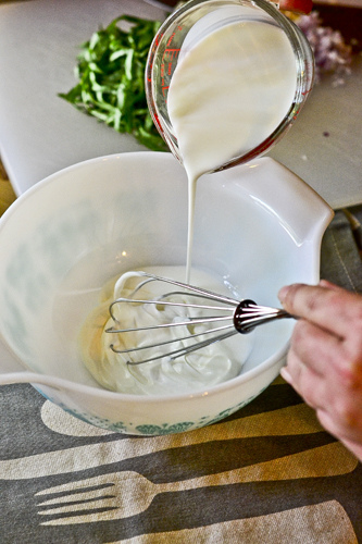 Tomato Salad with Buttermilk Basil Dressing 13