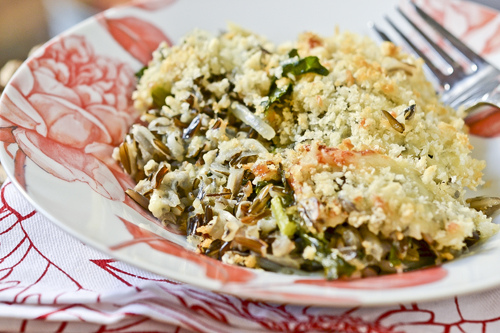 Wild Rice Gratin with Kale, Caramelized Onions & Baby Swiss 2